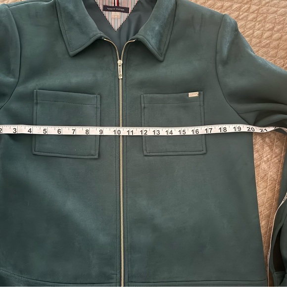 Tommy Hilfiger Faux Suede Jacket Ladies Sz 14 - Picture 11 of 12